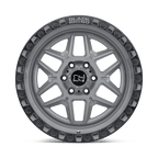 Black Rhino Hard Alloys Kelso 20X9 +0 Battleship Gray W/ Black Ring