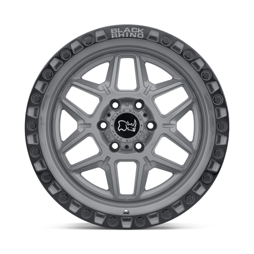 Black Rhino Hard Alloys Kelso 20X9 -18 Battleship Gray W/ Black Ring