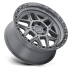 Black Rhino Hard Alloys Kelso 18X9 +0 Battleship Gray W/ Black Ring
