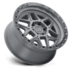 Black Rhino Hard Alloys Kelso 20X9 +0 Battleship Gray W/ Black Ring
