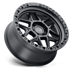 Black Rhino Hard Alloys Kelso 17X9 +0 Matte Black