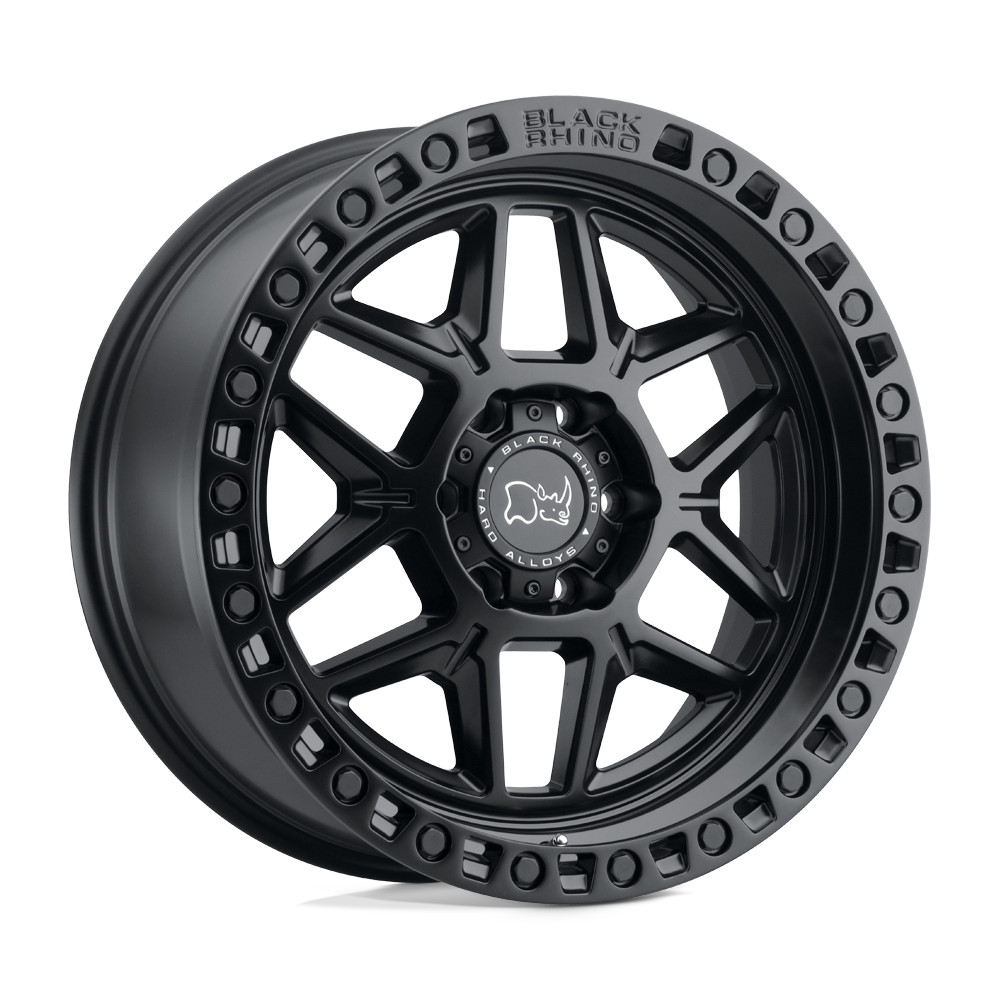 Black Rhino Hard Alloys Kelso 20X9 +0 Matte Black