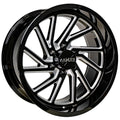 Arkon Off-Road Kennedy 20X10 -25 Gloss Black W/ Milled Edges