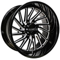 Arkon Off-Road Kennedy 22X12 -51 Gloss Black W/ Milled Edges