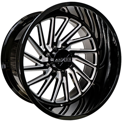 Arkon Off-Road Kennedy 24X14 -81 Gloss Black W/ Milled Edges