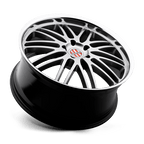 Victor Equipment Lemans 19X11 +36 Gloss Black W/ Mirror Cut Lip