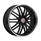 Victor Equipment Lemans 19X11 +36 Gloss Black W/ Mirror Cut Lip