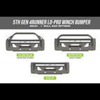 4Runner Lo-Pro Winch Bumper / 5th Gen / 2014-2024