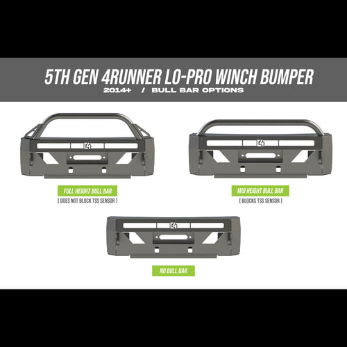 4Runner Lo-Pro Winch Bumper / 5th Gen / 2014-2024