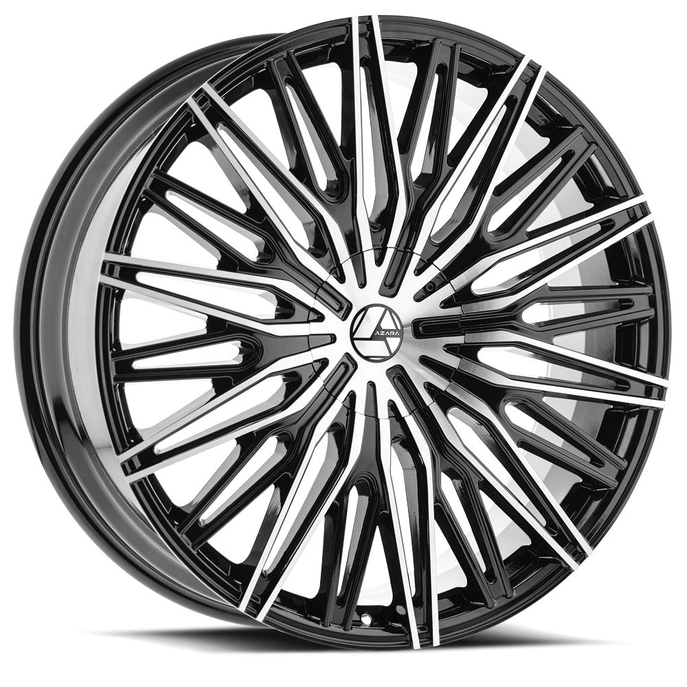 Azara Aza-522 24X9 +25 Gloss Black & Machined