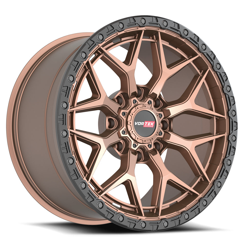 Vortek VRT-603 ATHENO 20X9.5 -18 Matte Bronze With Black Bead Ring