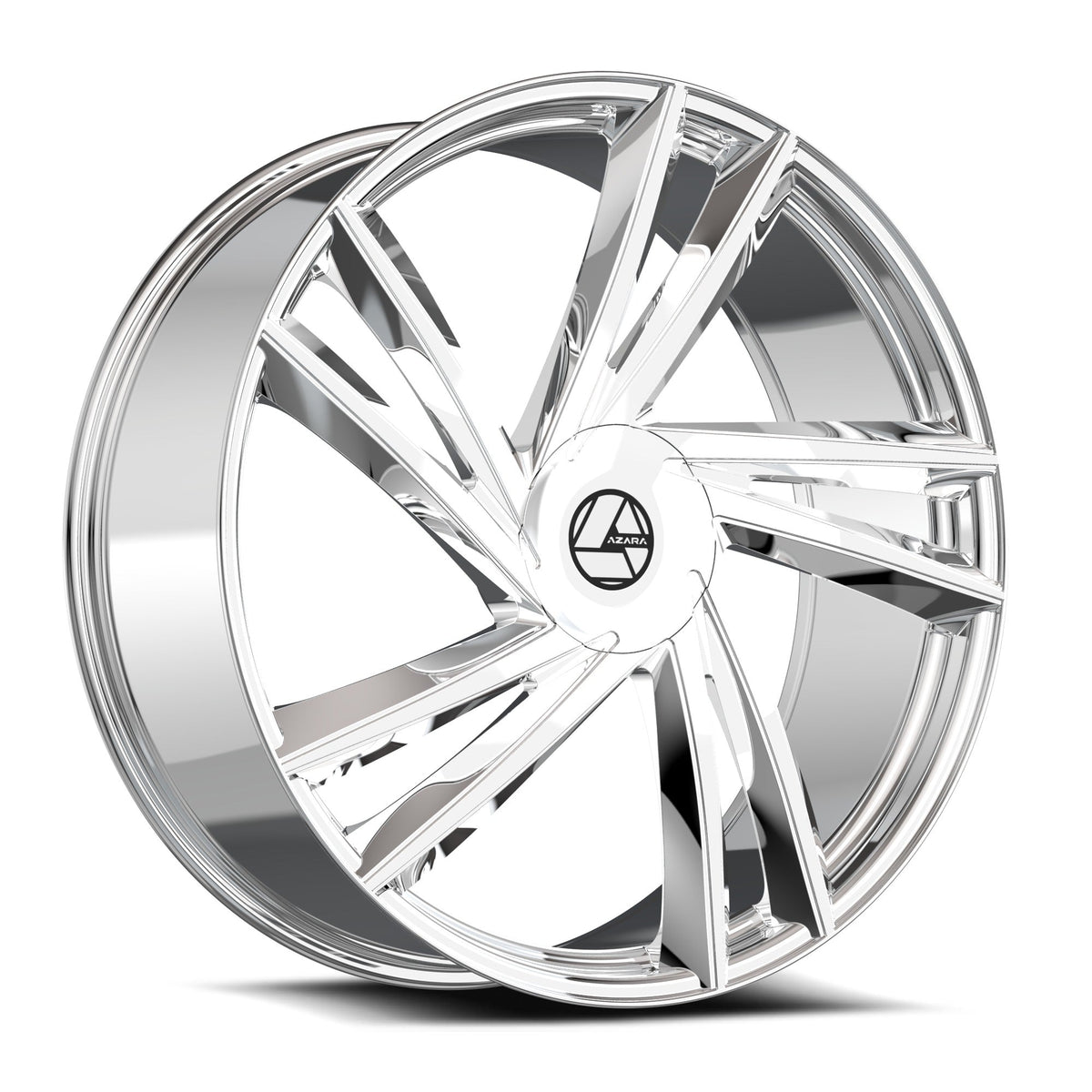 Azara AZA-529 22X9.5 +15 Nano Chrome