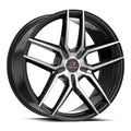 Cavallo CLV-55 18X8 +35 Gloss Black & Machined