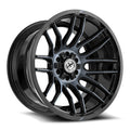 XF Off-Road XF-232 22X12 -44 Gloss Black & Machined Titanium Double Dark Tint