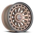 Vortek VRD-702 RADAR 18X9 0 Matte Bronze With Black Bolts & Lip