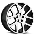 O.E. Revolution 107 24X10 +18 Gloss Black & Machined