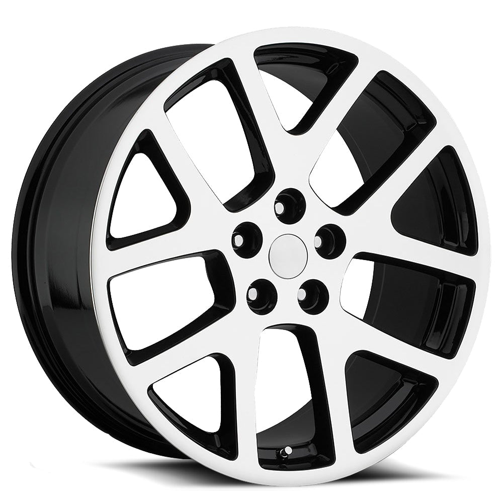 O.E. Revolution 107 24X10 +18 Gloss Black & Machined