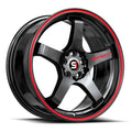 Spec-1 SPT-31 20X10.5 +22 Gloss Black & Red Line