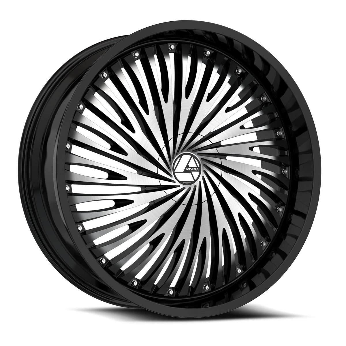 Azara AZA-526 26X9.5 +32 Gloss Black & Machined