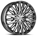 Azara AZA-522 24X9 +18 Gloss Black & Machined