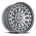 Vortek VRD-702 RADAR 20X9.5 -12 Matte GunMetal With Black Bolts & Lip