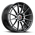 Spec-1 SP-64 18X10 +22 Gloss Black & Machined