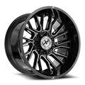XF Off-Road XF-230 22X12 -44 Gloss Black & Machined