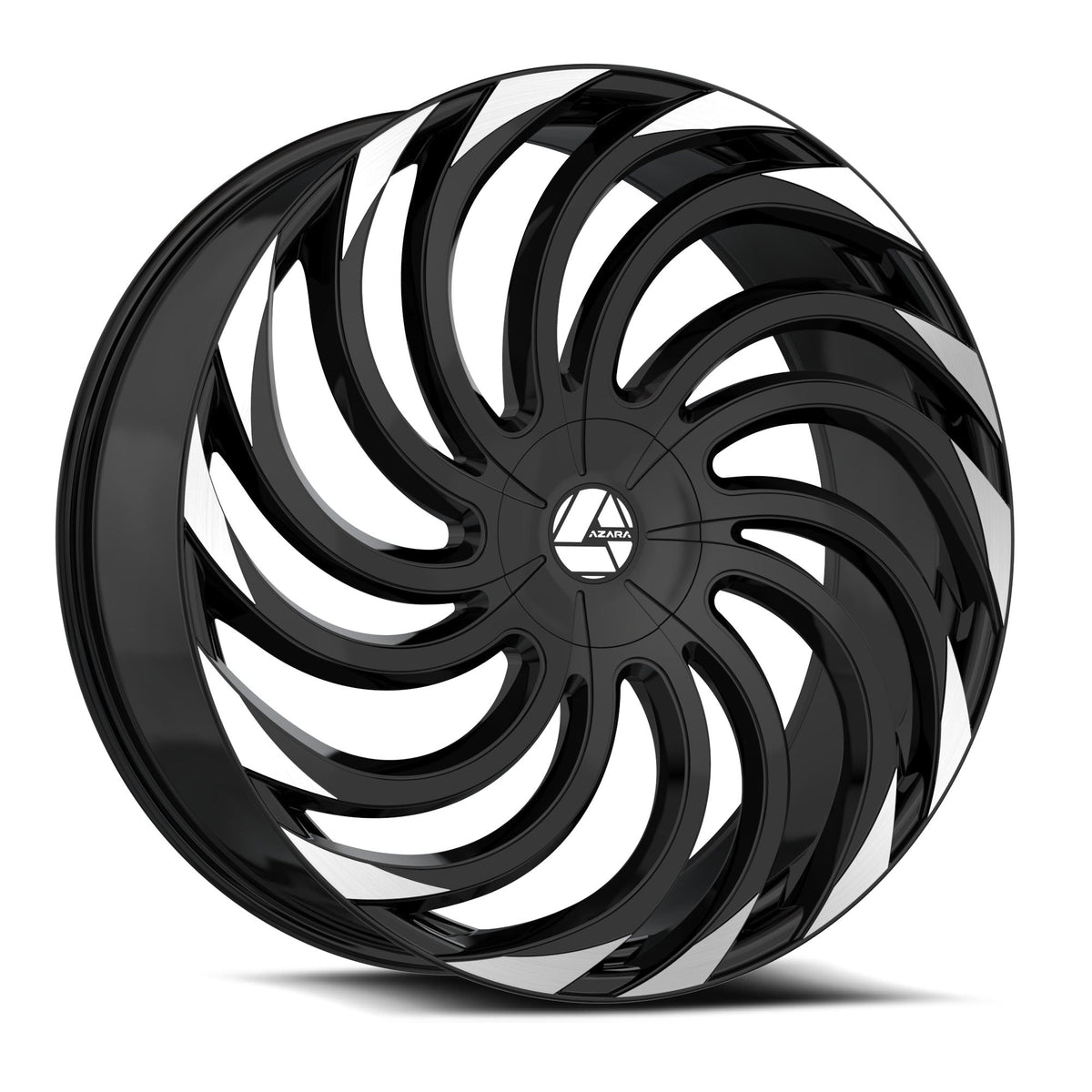 Azara AZA-534 18X8 +35 Gloss Black & Machined