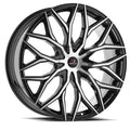 Cavallo CLV-37 24X9 +34 Gloss Black & Machined