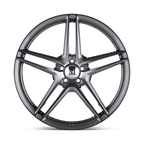 Mandrus Bremen 20X10 +25 Gloss Gunmetal Mirror Cut Face