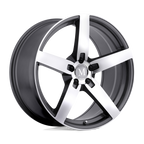 Mandrus ARROW 20X10 +25 GUNMETAL W/ MIRROR CUT FACE