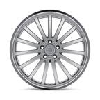 Mandrus Millenium 19X9.5 +25 Hyper Silver W/ Mirror Cut Lip