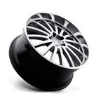 Mandrus Millenium 19X9.5 +25 Hyper Silver W/ Mirror Cut Lip