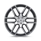 Mandrus Otto 20X10 +40 Gunmetal W/ Mirror Cut Face