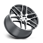 Mandrus Otto 20X10 +40 Gunmetal W/ Mirror Cut Face
