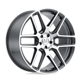 Mandrus Otto 20X10 +40 Gunmetal W/ Mirror Cut Face