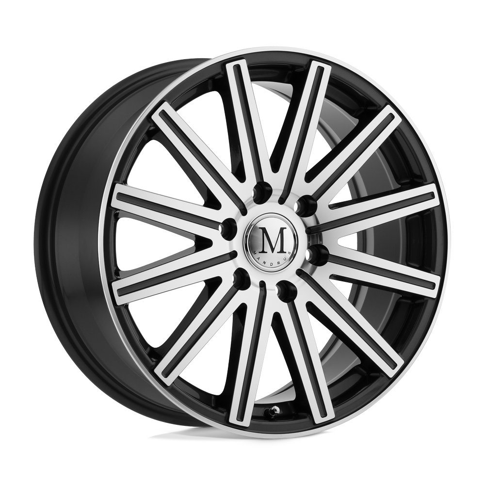 Mandrus Stark 17X7.5 +52 Gunmetal W Mirror Cut Face&Lip