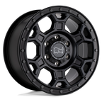 Black Rhino Hard Alloys Midhill 18X8 +48 Matte Black W/ Gunmetal Bolts