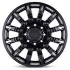Black Rhino Hard Alloys Mission 20X11.5 -44 Matte Black W/ Machined Tint