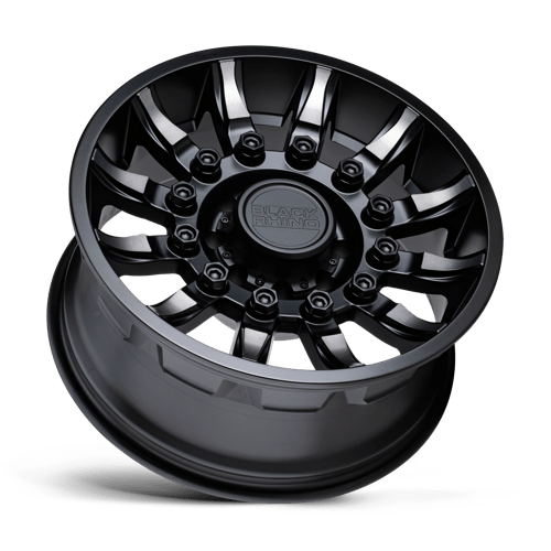 Black Rhino Hard Alloys Mission 17X8.5 +0 Matte Black W/ Machined Tint