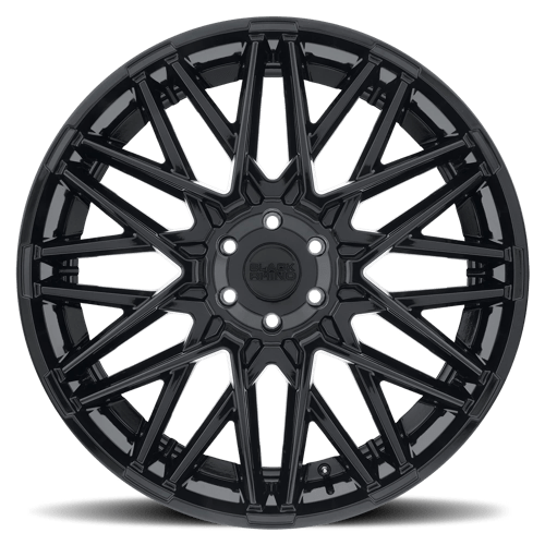 Black Rhino Hard Alloys Morocco 20X9 +15 Gloss Black