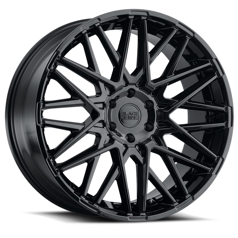 Black Rhino Hard Alloys Morocco 20X9 +15 Gloss Black