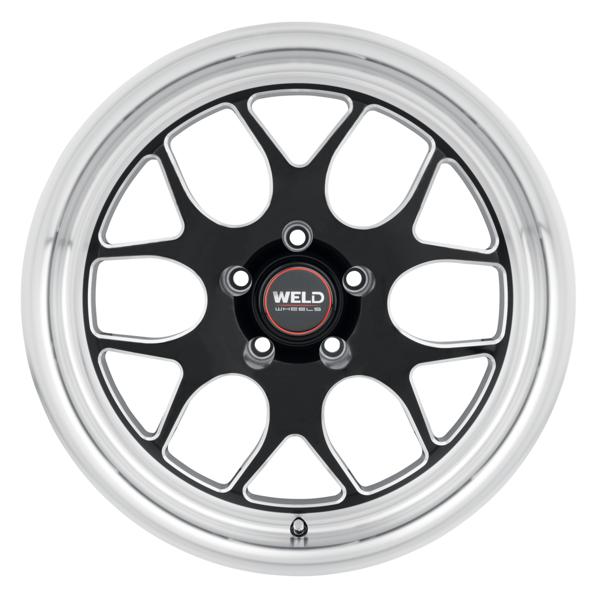 WELD Street Performance Solana Drag 20X10 +38 Gloss Black Milled