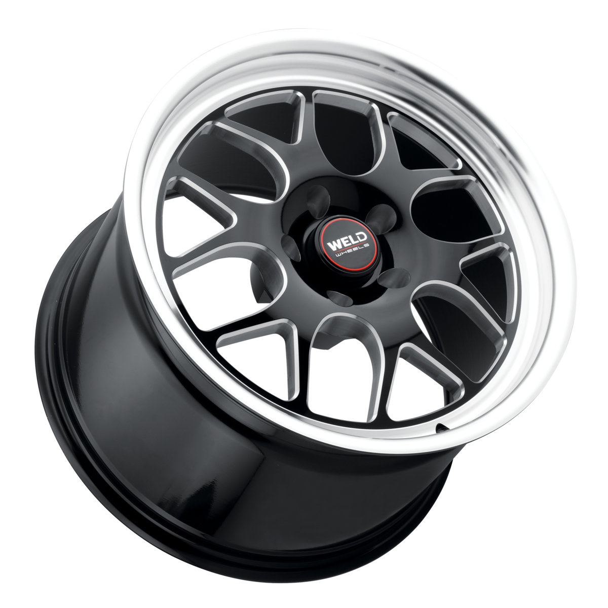 WELD Street Performance Solana Drag 18X10 +42 Gloss Black Milled