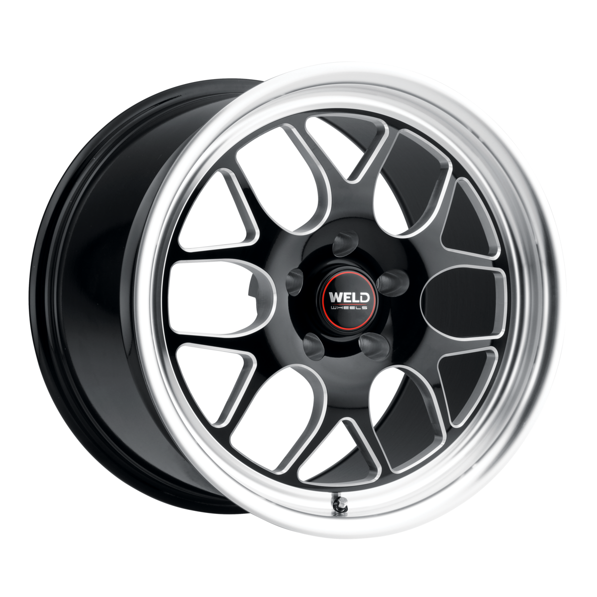 WELD Street Performance Solana Drag 17X10 +40 Gloss Black Milled