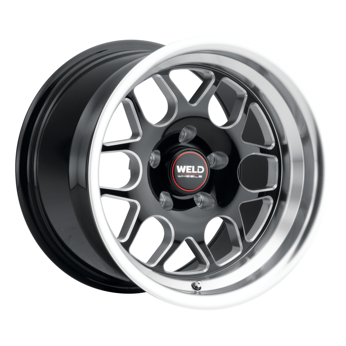 WELD Street Performance Solana Drag 15X10 +50 Gloss Black Milled