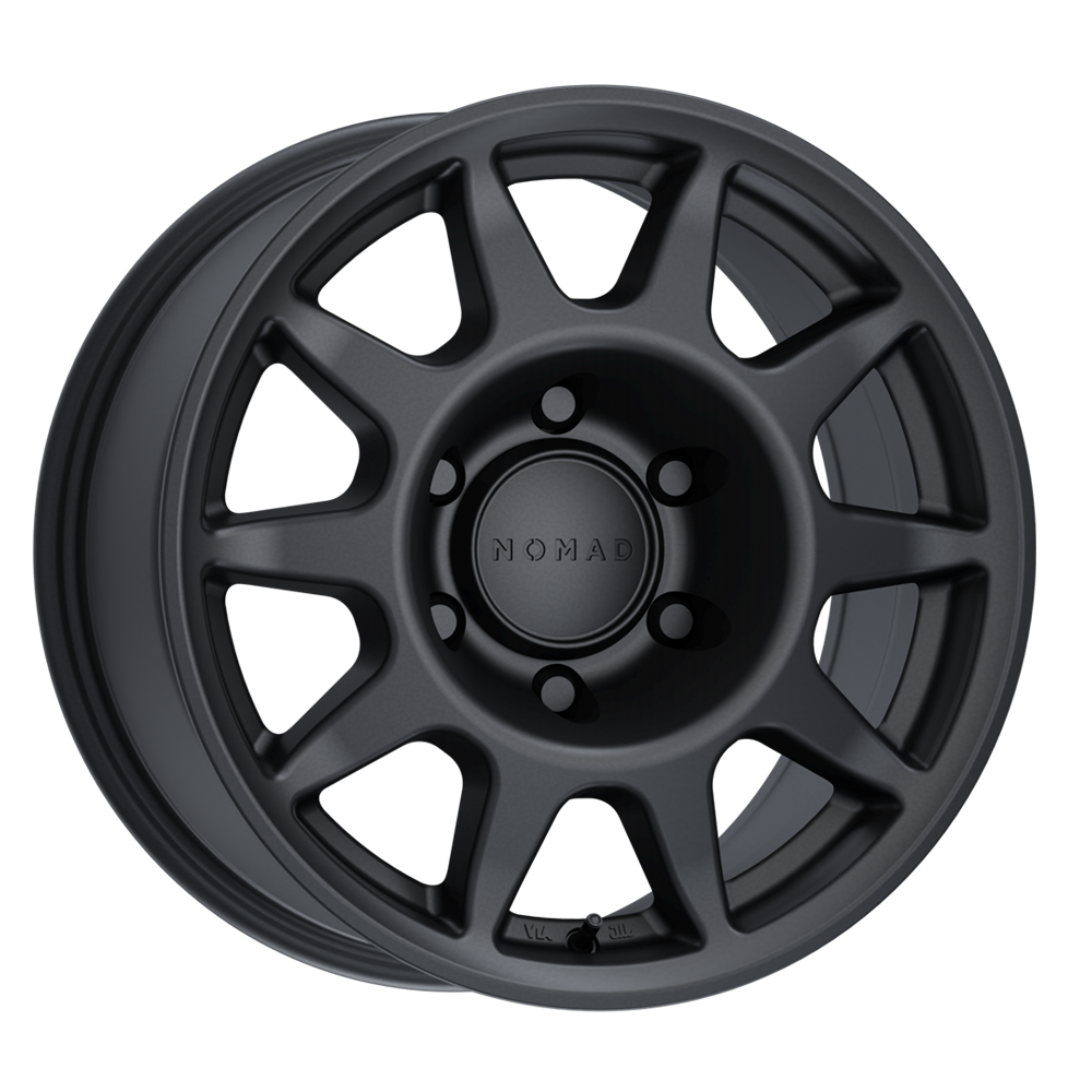 Nomad Wheels Touring 17X8.5 +0 Satin Black