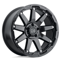 Black Rhino Hard Alloys Oceano 20X9.5 -18 Gloss Gun Black W/ Ss Bolts
