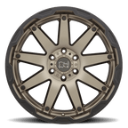 Black Rhino Hard Alloys Oceano 20X9.5 +12 Matte Bronze W/ Black Ring