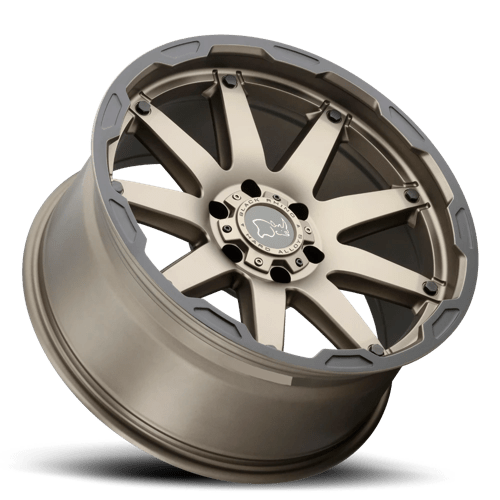 Black Rhino Hard Alloys Oceano 20X9.5 +12 Matte Bronze W/ Black Ring